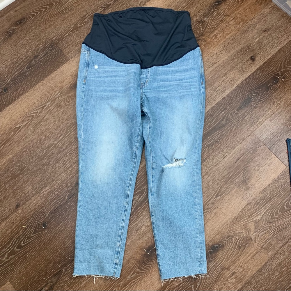 Madewell womens light blue the Maternity perfect vintage Jeans 32